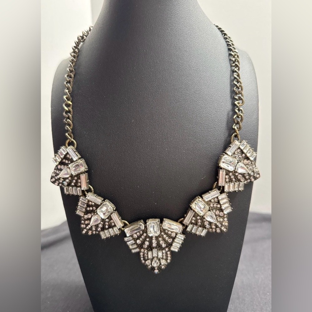 BaubleBar Art Deco or Galactic Statement Necklace